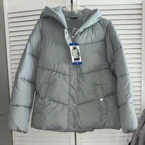 32 Degrees Women's Light Grayish green Puffer Jacket